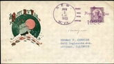 US West Virginia, New 725 Fancy Cancel Cover, New Year's Day